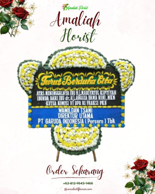 Papan Bunga Duka di PARE PARE