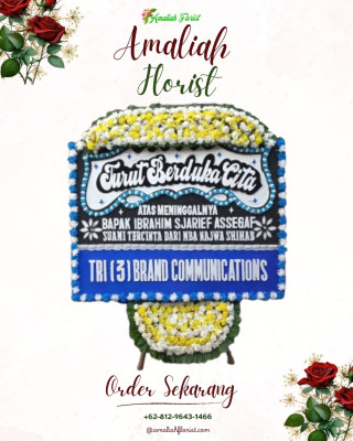 Papan Bunga Duka di PARE PARE